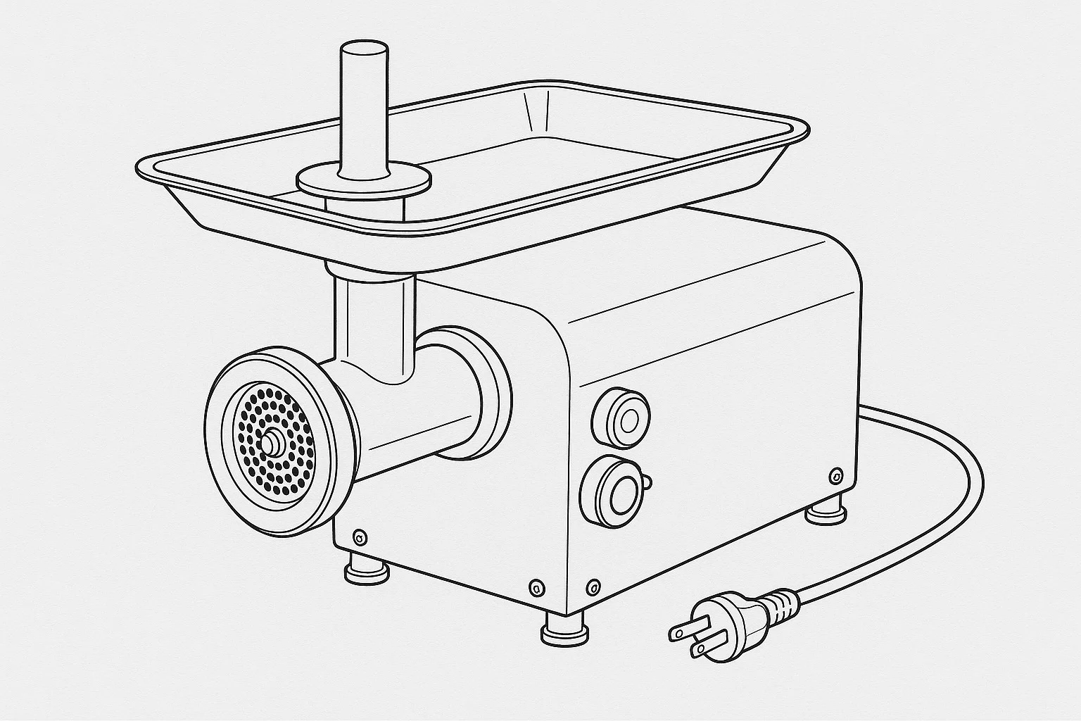 Caracol para moedor de carne