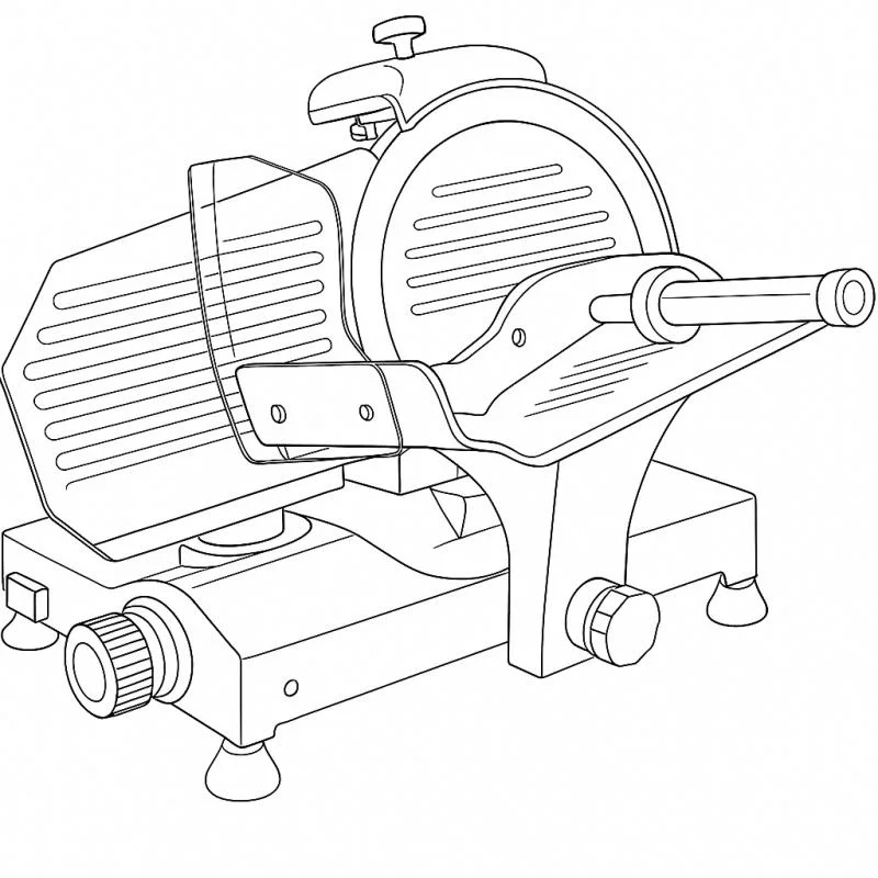 Lamina para maquina de cortar frios